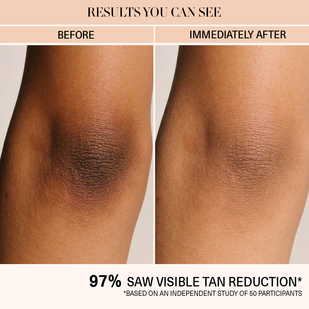 tanning before and after pictures