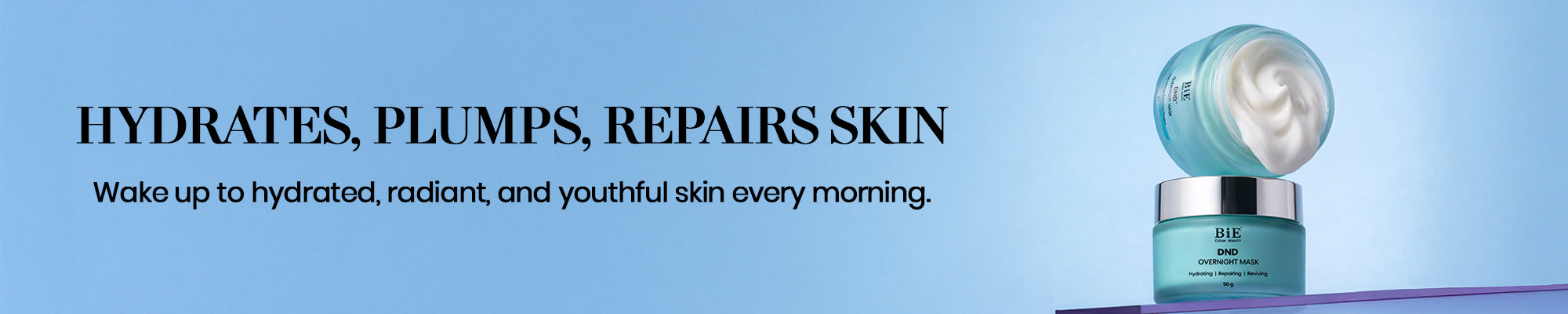 hydrate and repair skin banner