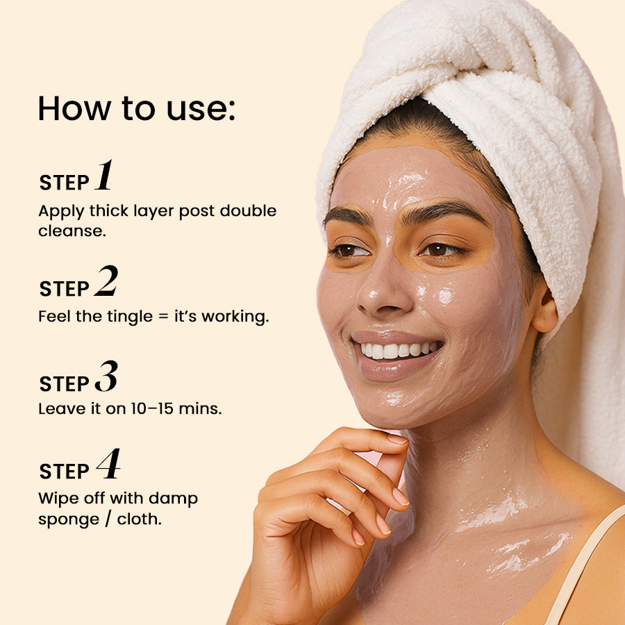 O2WOW!- Tan Removal Mask