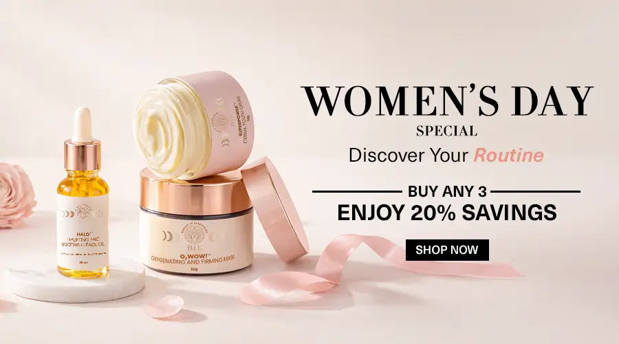 women's day sale, Offers on skin care products