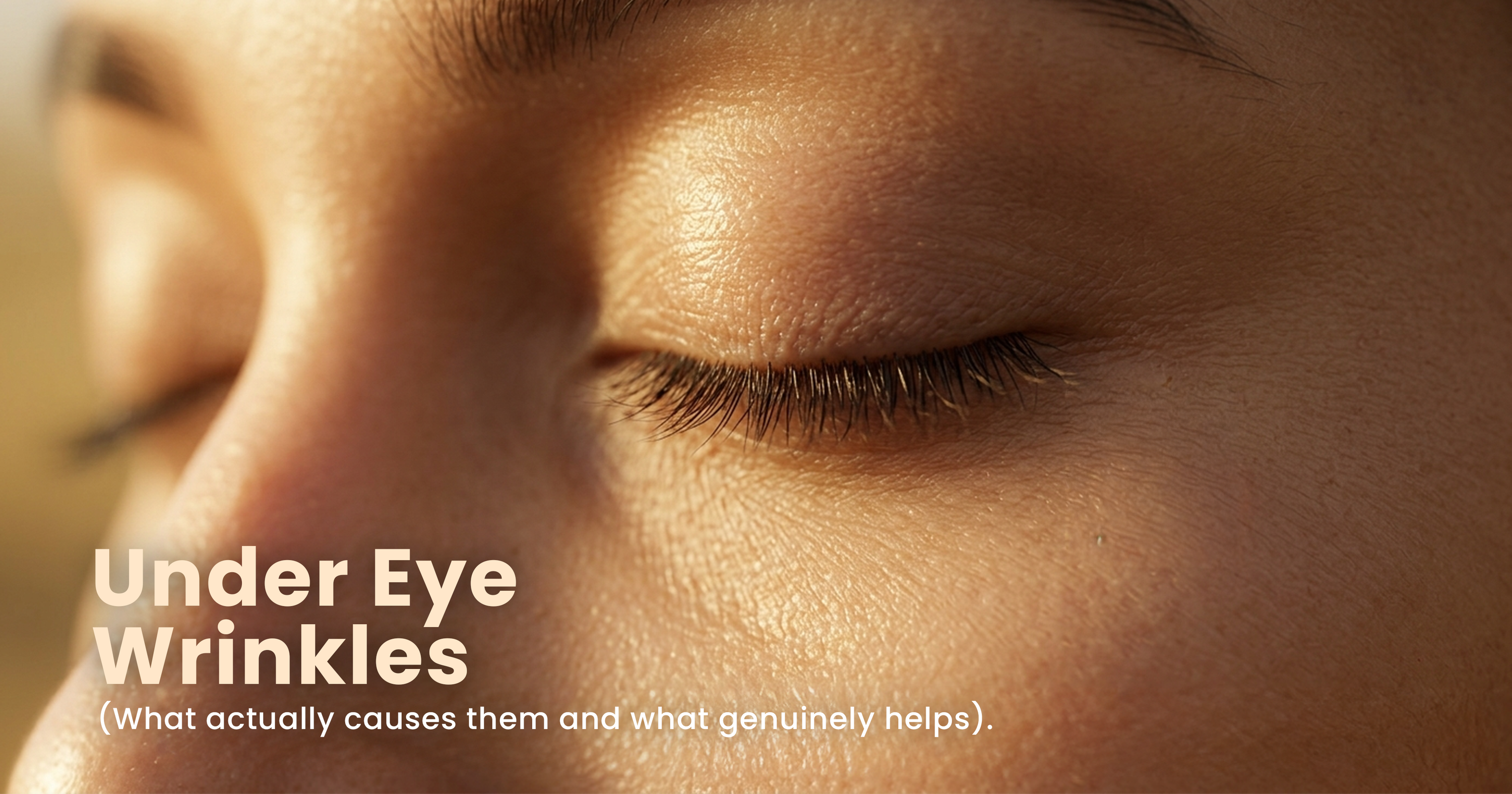 7 Reasons You Have Under-Eye Wrinkles & What to Do About It
