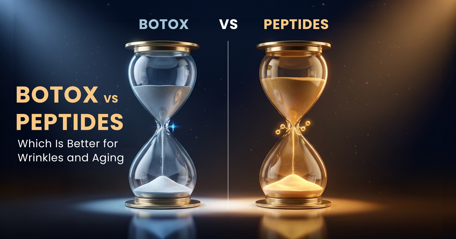 Peptides vs Botox for Wrinkles & Aging Skin