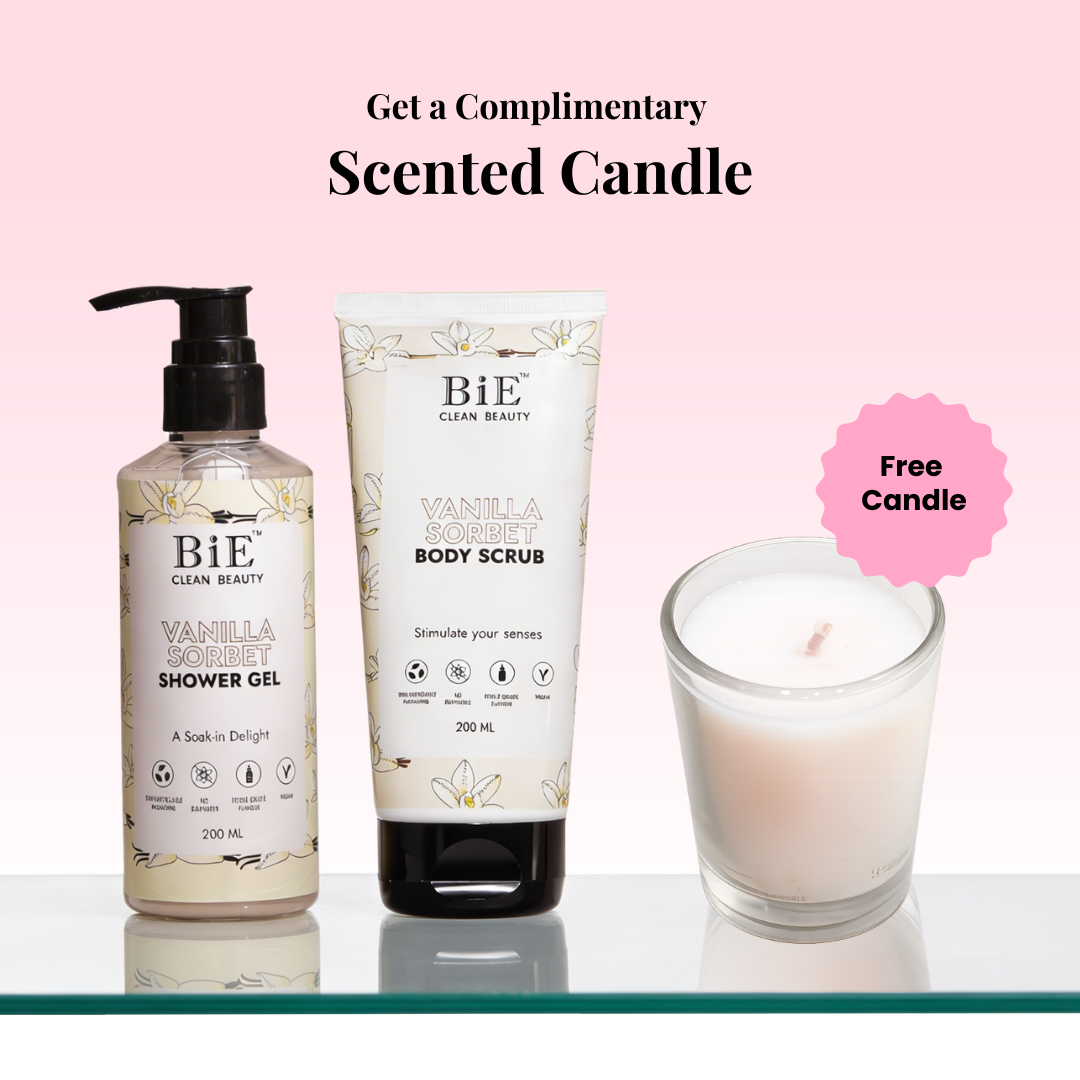 Vanilla body scrub and Vanilla shower gel