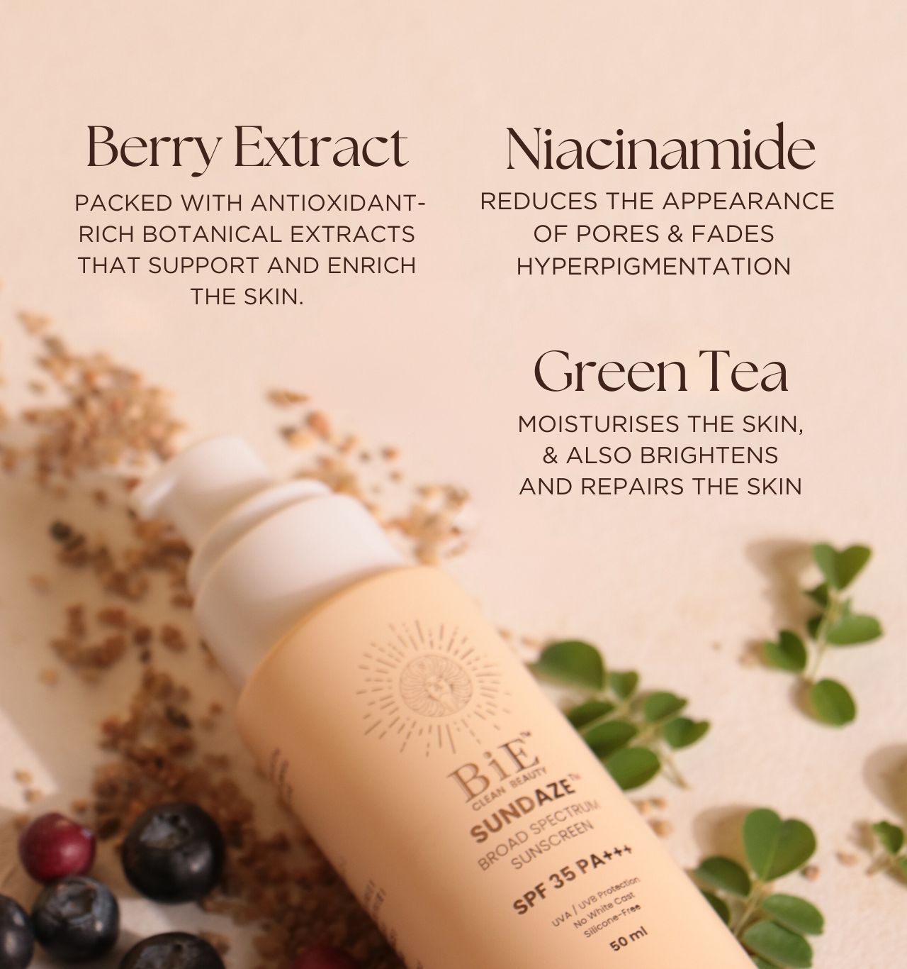 niacinamide in skin care, green tea for skin
