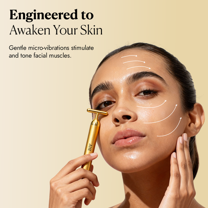 Buy BiE Premium 24K Gold Vibrating Face Massager - beautybybie Buy BiE Premium 24K Gold Vibrating Face Massager - beautybybie