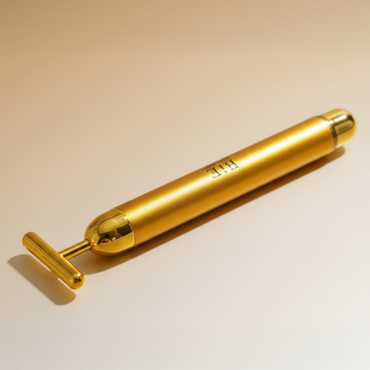 24K Gold Vibrating Face Massager