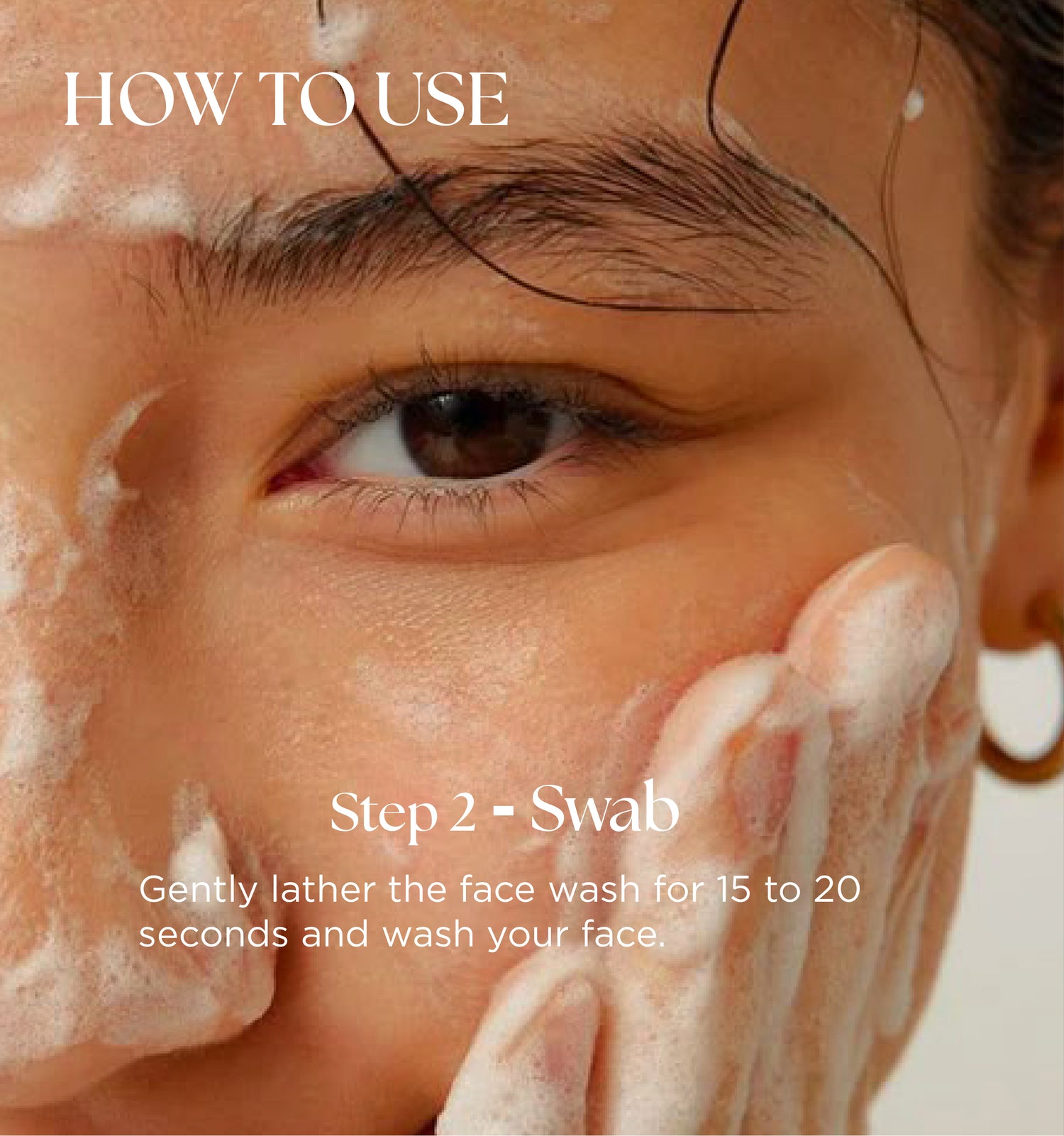how to use face wash