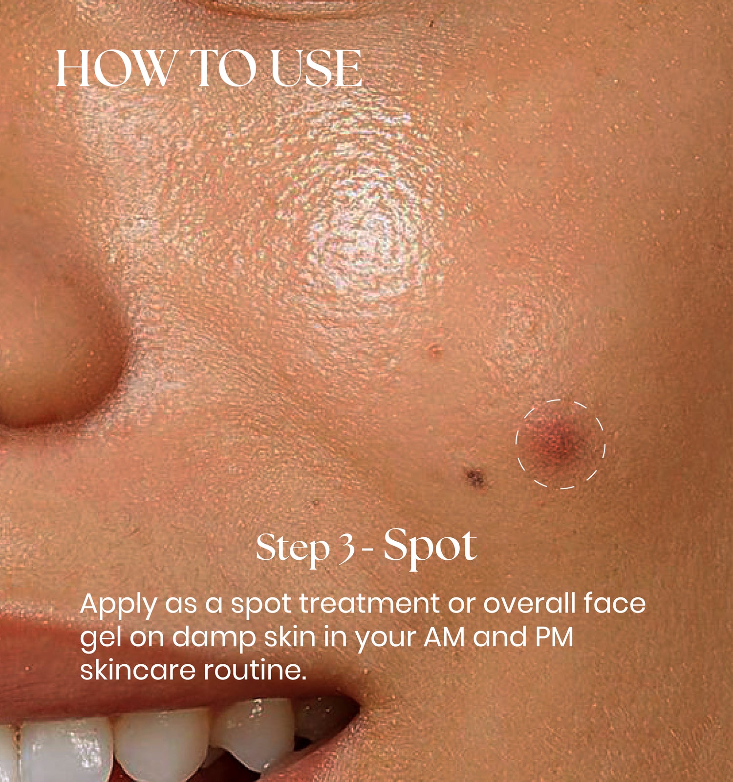 how to use face gel - night skin care routine - morning skin care routine