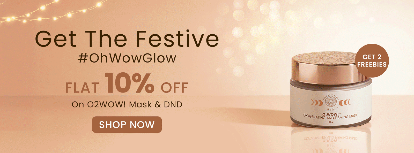 BiE face mask for festive glowing skin