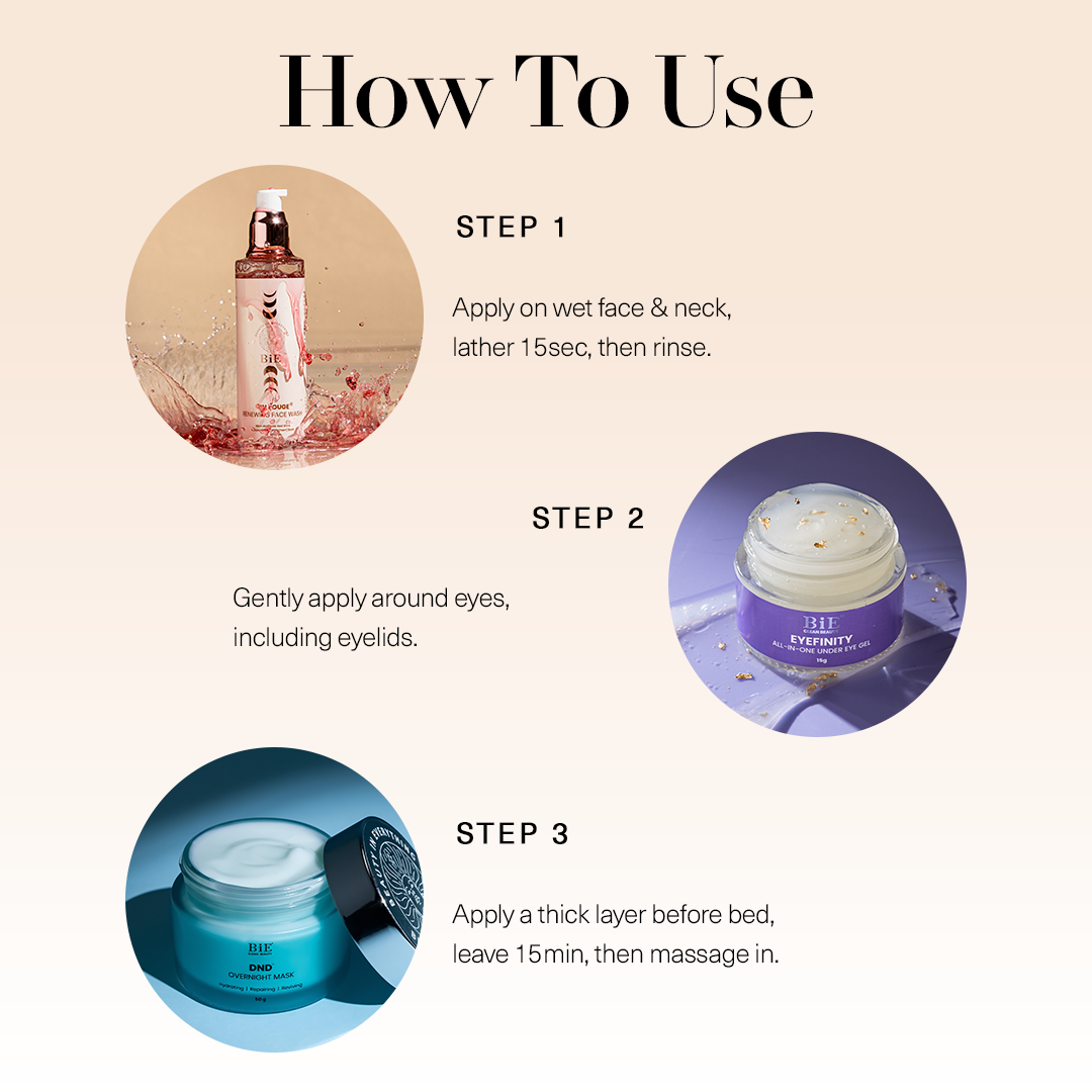 night skin care routine steps