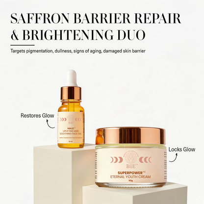 Saffron Barrier Repair &amp; Brightening Duo