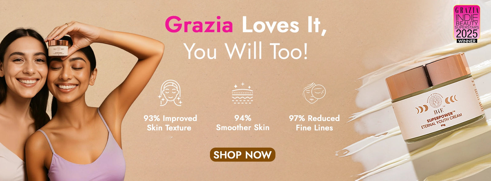 BiE superpower anti aging night cream​