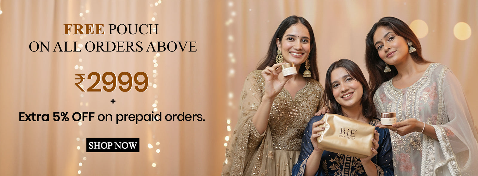 Offers on skincare products for festive glow