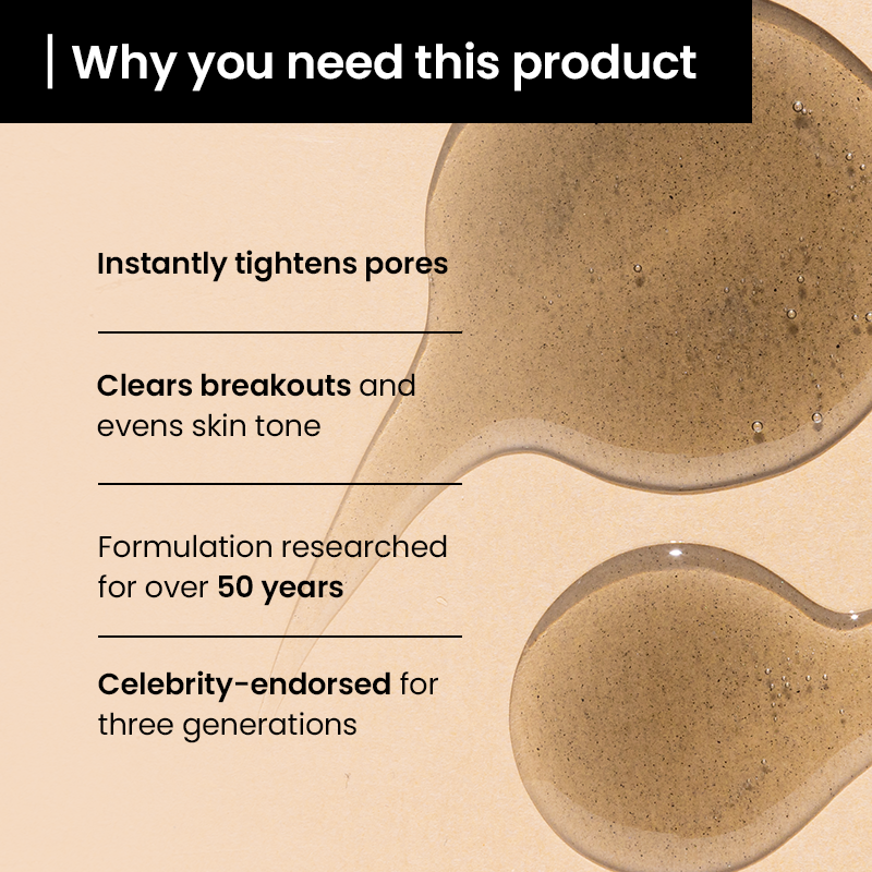 pore tightening, even skin tone, sudden acne breakout on face treatment