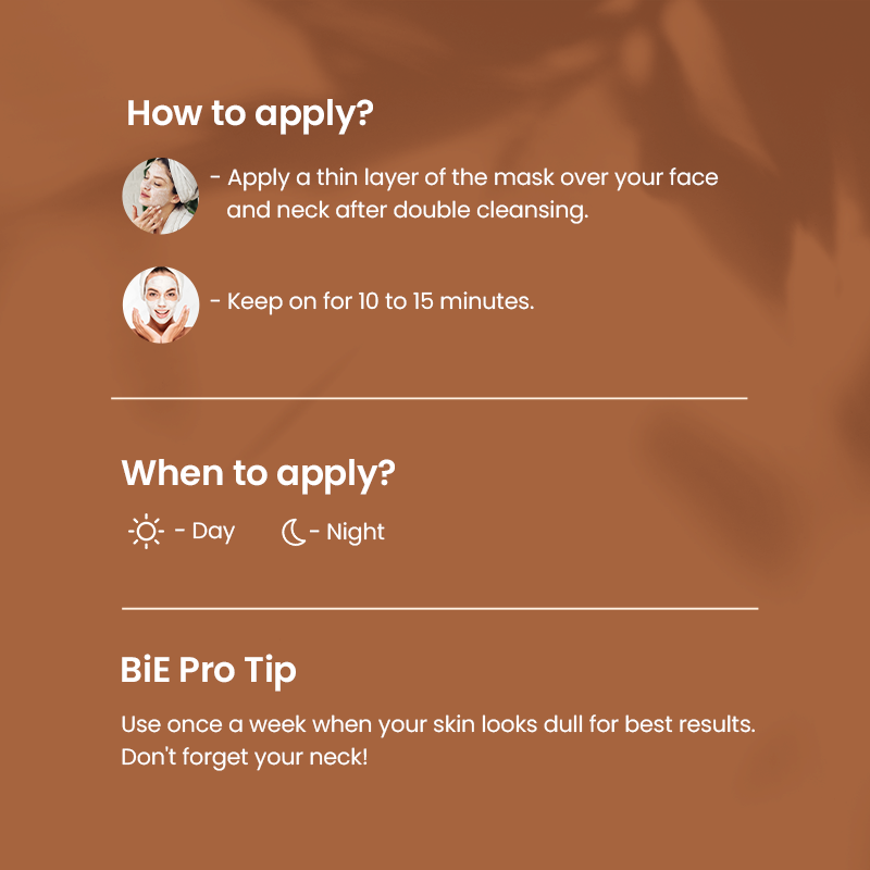 how to apply face mask